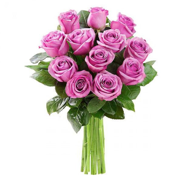 Roses Bouquet - Purple arrangement